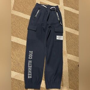 Kenneth Cole Dark Blue Cargo Joggers